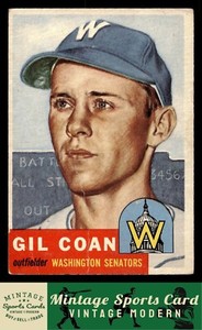 1953 Topps - Gil Coan - #133  Washington Senators