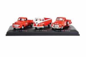 COCA-COLA CLASSIC PICKUP SET MOTORCITY CLASSICS 472100 1/72 DIECAST CAR - Picture 1 of 4