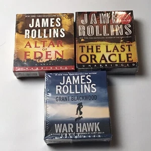 Lot of 3 JAMES ROLLINS Audiobooks 32 CDs SEALED - Picture 1 of 1