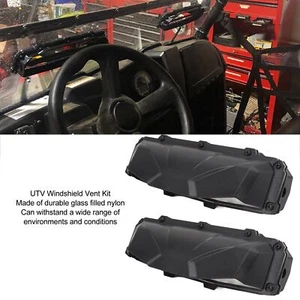 UTV Windshield Vent Kit Premium Sealing Wind Shield Parts With Defogging Vents - Picture 1 of 24