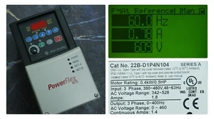 Bajo HR Allen-Bradley 22B-D1P4N104 PowerFlex 40 1/2 HP Drive probado bueno FRN:6,02 - Imagen 1 de 10