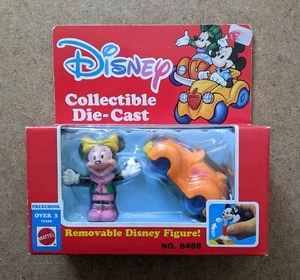 Mattel / Disney 'Collectable Die-Cast - Minnie Mouse In Orange Car - Boxed - Picture 1 of 4