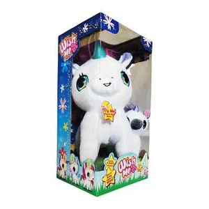 9 Zoll Plüsch Pinky Wish Me Light Up Einhorn mit Mini Einhorn - Bild 1 von 4