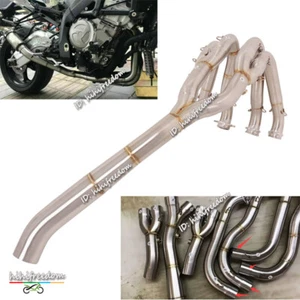 For BMW S1000RR S1000R Whole Exhaust System Header Mid Link Pipe Slip On 60.5MM - Picture 1 of 11