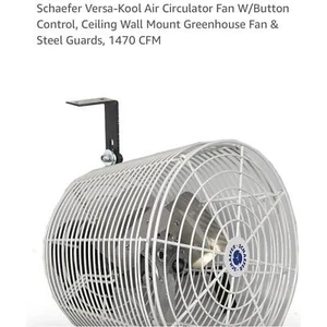 Schaefer VK12 12" Versa-Kool Deep Guard Circulation Fan - Picture 1 of 4