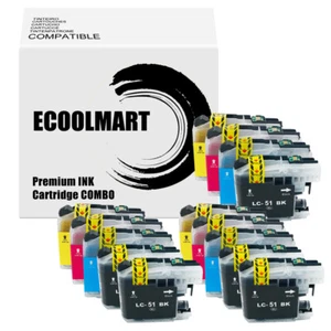 14PK Ink Cartridge fits Brother LC51 MFC-665CW MFC-685CW MFC-845CW 885CW 465cn - Picture 1 of 1
