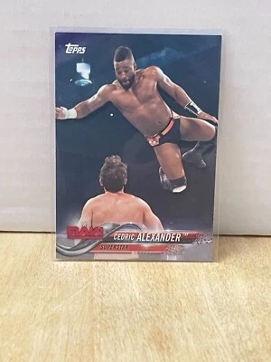 2018 Topps WWE #22 Cedric Alexander wrestling card - Image 1 of 2