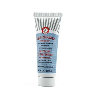 🧼 First Aid Beauty FAB Deep Cleanser with Red Clay – 28.3 g / 1 oz | Detoxifies - Picture 1 of 6