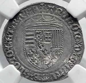 1508 FRANCE Provincial Duke Anoine of LORRAINE Antique Silver Coin NGC i82345 - Picture 1 of 5