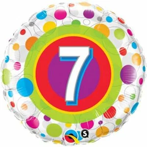 Qualatex 18" Foil Balloon Dots Birthday 7 - Picture 1 of 1