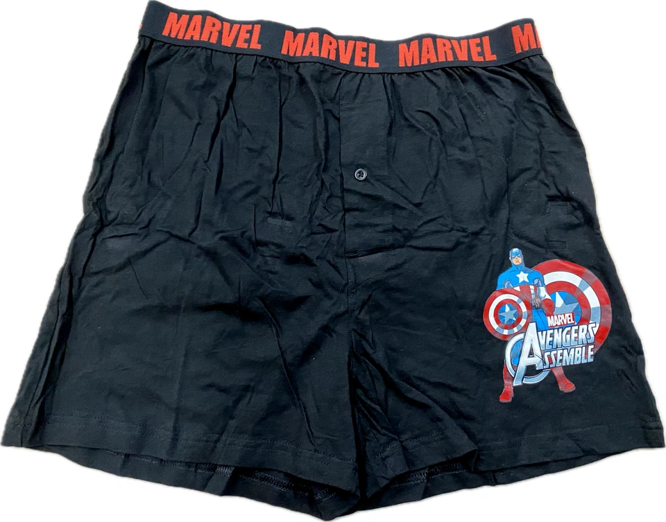 拳击手短漫威复仇者联盟 X-Large * * 全新 * * — 第 1/1 张图片