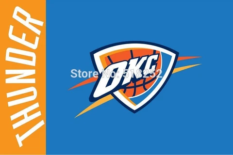 Oklahoma City Thunder Flag 3x5ft Banner Polyester basketball thunder001 Cover