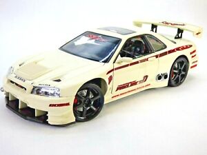 NISSAN SKYLINE R34 GTR 1:18 NISMO MUSCLE MACHINES RARE COLLECTIBLE TOY CAR Drift