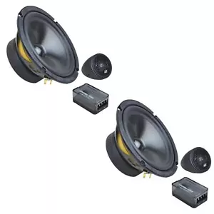 Ground Zero Radioactive GZRC 165.2SQ-IV 6.5 Inch 2 Way Component Door Speakers - Picture 1 of 5