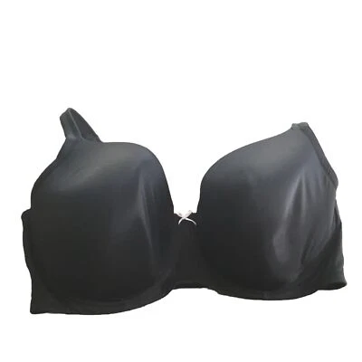 Sujetador Cacique Balconette Con Aros Enfriamiento Negro Lane Bryant 46D Foto 1 de 3