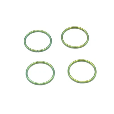 Anillo Tragus 20G 18G 1/4" 5/16" 3/8" Chapado en Oro en Acero Nariz Aro Oreja Foto 1 de 3