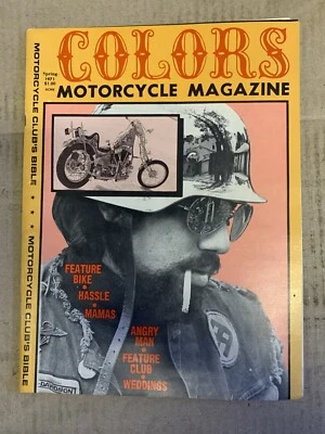 Colors Motorcycle Magazine Vol. 2 #1 Spring 1971 Harley Knucklehead Panhead — 第 1/3 张图片