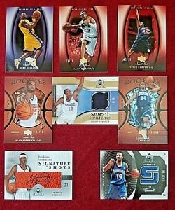 2005-06 Upper Deck Sweet Shot Kobe Bryant Gold Spectrum Iverson Carter