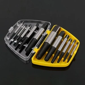Damaged Broken Screw Remover Extractor Drill Bits 5/6Pcs Steel Durable Easy Out - Picture 1 of 16