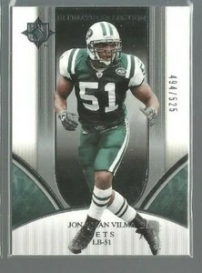 2006 Ultimate Collection #137 Jonathan Vilma 494/525 (ref 87418) - Picture 1 of 1