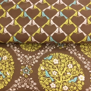 440. VB Birds on Trees 100% Cotton Fabric. Price per 1/2 metre - Picture 1 of 6