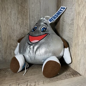 ⭐️Hershey's SILVER HERSHEY KISS PERSONAGGIO 7" Peluche ANIMALE IMBOTTITO Giocattolo - Foto 1 di 5