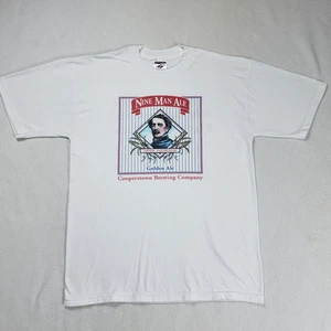 Abner Doubleday Cooperstown Baseball T-Shirt Herren Gr. Medium weiß Tee - Bild 1 von 12