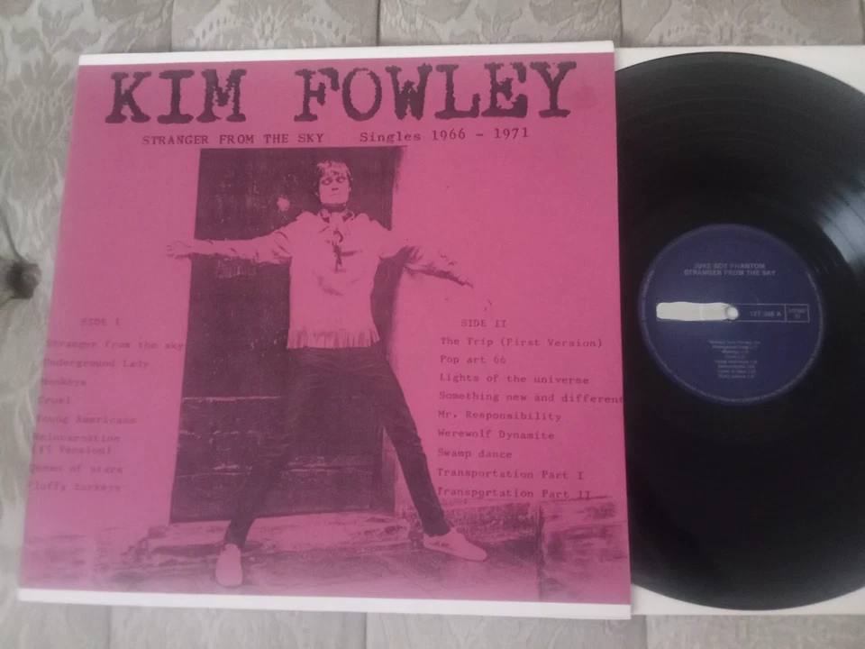 LTD 37 / 150 KIM FOWLEY Stranger From Sky SINGLES 66 71 LP Mars Bonfire STOOGES - Image 1 of 4