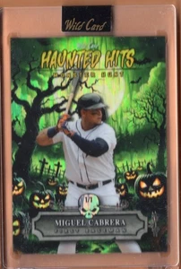 2025 Wild Card Haunted Hits Monster Hit Miguel Cabrera 1 of 1  🔥 Tigers - Picture 1 of 1