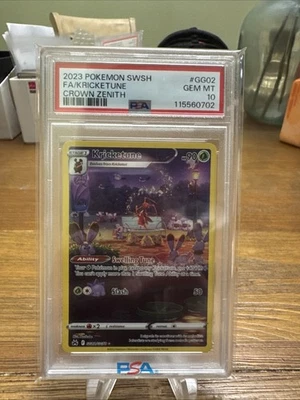 Pokemon Crown Zenith Kricketune GG02 PSA 10 - Image 1 of 2