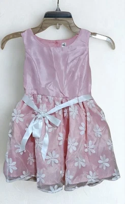 Vestido Cherokee XS 4/5 Niñas Rosa Margarita🌸 *ENVÍO GRATUITO* Foto 1 de 4
