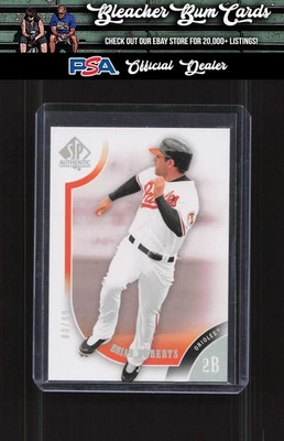 2009 SP Authentic 64 Brian Roberts Silver #/99 - Image 1 of 2