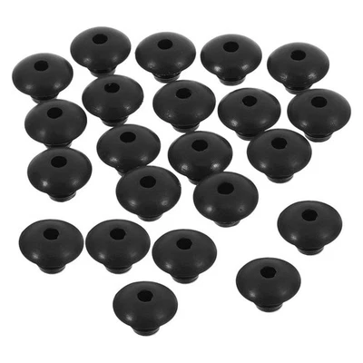  Tapones de bloqueo de gancho para tablero de clavijas 50 un.: tapones de goma para orificios cerraduras de tablero de clavijas y Foto 1 de 4