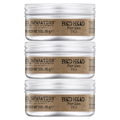 TIGI Bed Head for Men MATTE SEPARATION Workable Styling Wax 3x 85g - Bild 1 von 4