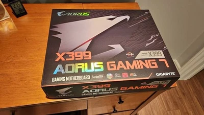 Gigabyte X399 AORUS Gaming 7 TR4 Motherboard | ATX | Threadripper | RGB | Wi-Fi - Image 1 of 3