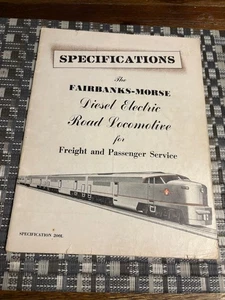 Fairbanks-Morse dieselelektrische Straßenlok für Güterverkehr, Pass. SELTENES ORIGINAL 1946 - Bild 1 von 14