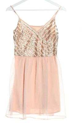 HOLLISTER Robe de cocktail Dames Robe T EU 40 rose chair-doré élégant - Photo 1/4