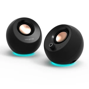 Pebble Pro (Black) Minimalist 2.0 USB-C Computer Speakers with Bluetooth 5.3 ... - Picture 1 of 6