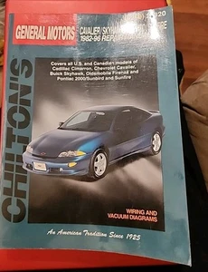 GM Cavalier Skyhawk Sunbird Sunfire 1982- 96 Chilton's Repair Manual 8269 - Picture 1 of 2