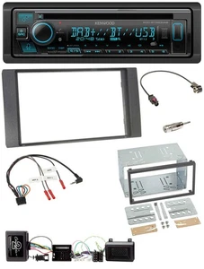Kenwood Bluetooth DAB CD Lenkrad USB Autoradio für Ford Kuga 2008-2012 anthrazit - Bild 1 von 10
