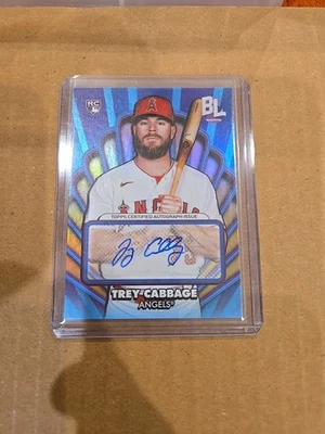 2024 Topps Big League - Opening Act Autographs #OAA-TC Trey Cabbage (AU, RC) - Image 1 of 2