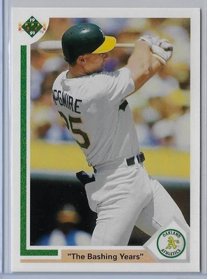 1991 Upper Deck Mark McGwire #656 The Bashing Years Oakland A's - Image 1 of 2