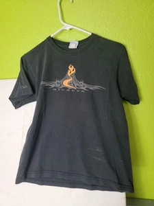 Vintage Youth Crazy Shirts Volacano Tattoo Y2k Kilauea Black Large Boys Hawaii - Picture 1 of 6