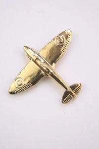 WW2 RAF SPITFIRE AIRCRAFT AVIATORS LAPEL BADGE TACK TIE PIN BROOCH - Picture 1 of 2