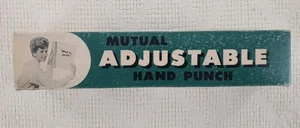 Vintage gegenseitig verstellbare 3 Loch Handlocher mit Box.  Nr. 20 sauber Top Zustand! - Bild 1 von 13