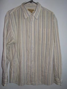 Y. CHROME LONG SLEEVE BUTTON FRONT SHIRT SIZE LARGE - Picture 1 of 1