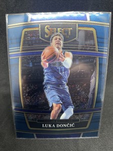 Luka Doncic 2020-21 Select Blue Prizm Concourse SP #15 Mavericks