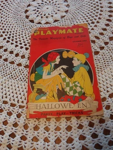 Playmate Halloween Vintage 1957 Paperback Magazine 1957 Party Ideas Costumes - Picture 1 of 13