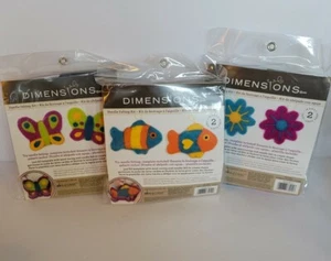 Lot of 3 Dimensions Needle Felting Ornament Kits Butterfly Flower Fish - Picture 1 of 12