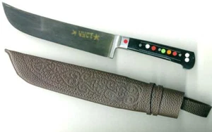 UZBEK NATIONAL KNIFE PCHAK PICHOK HANDMADE TEXTOLITE HANDLE (541) - Picture 1 of 5